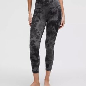 Lululemon, Leggings, Size 12, Colour Diamond Dye Pitch Grey Graphite Grey